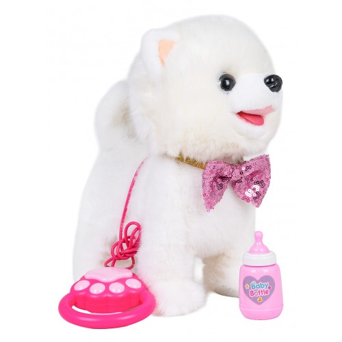 Interactive White Dog