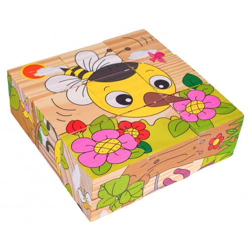 Wooden Blocks for the Youngest Insects Edition