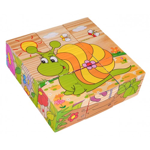 Wooden Blocks for the Youngest Insects Edition