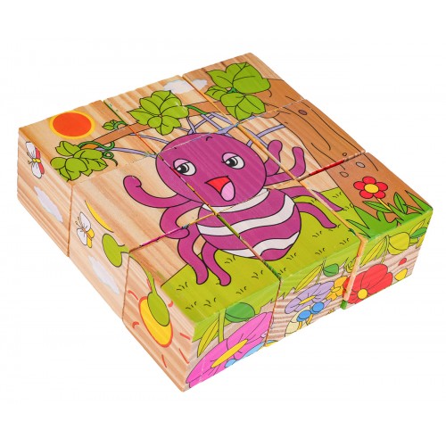 Wooden Blocks for the Youngest Insects Edition