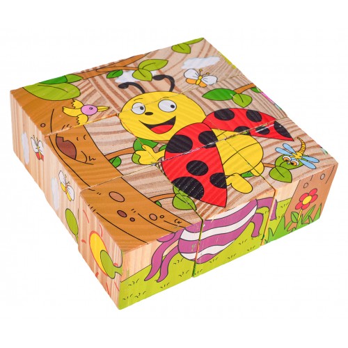Wooden Blocks for the Youngest Insects Edition