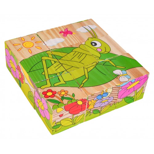 Wooden Blocks for the Youngest Insects Edition