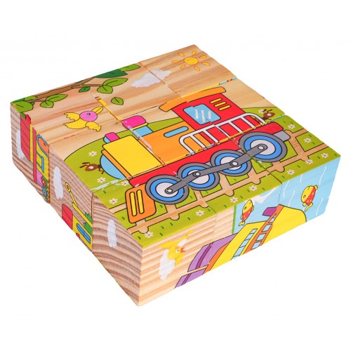 Wooden Blocks for the Youngest Vehicles Edition