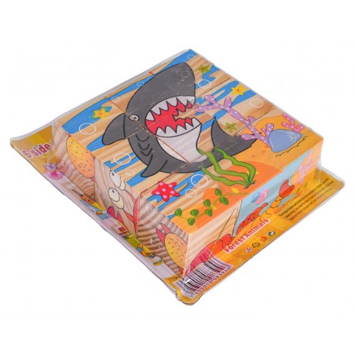 Wooden Blocks for the Youngest, Ocean Edition