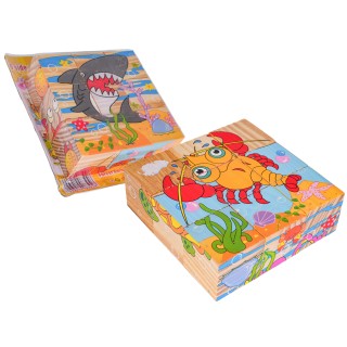 Wooden Blocks for the Youngest, Ocean Edition