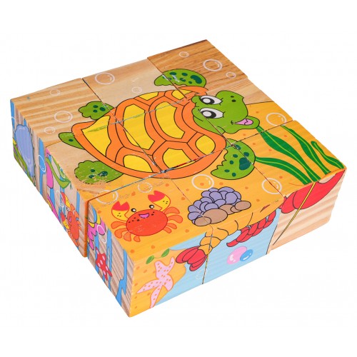 Wooden Blocks for the Youngest, Ocean Edition