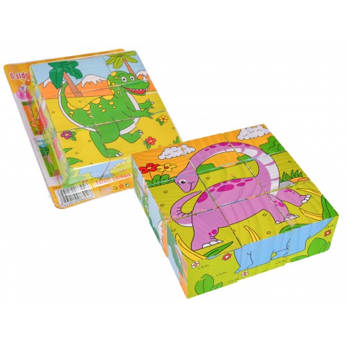 Wooden Blocks for the Youngest Dinosaurs Edition