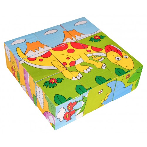 Wooden Blocks for the Youngest Dinosaurs Edition