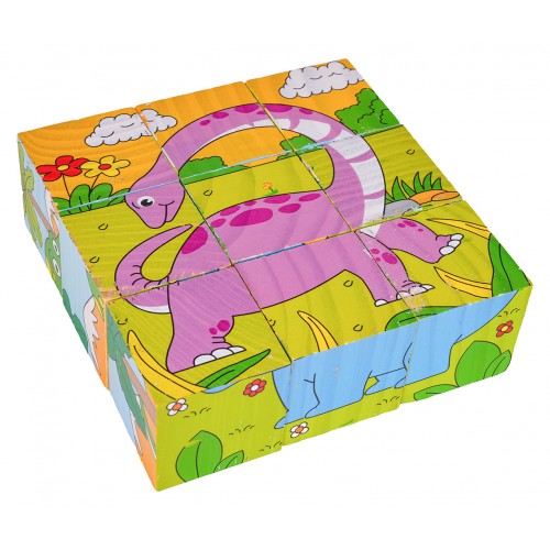 Wooden Blocks for the Youngest Dinosaurs Edition
