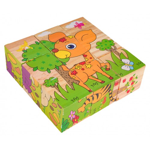 Wooden Blocks for the Youngest Animal Edition