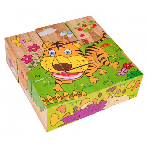 Wooden Blocks for the Youngest Animal Edition