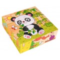 Wooden Blocks for the Youngest, Exotic Animals Edition