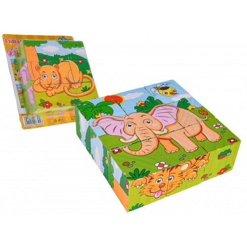 Wooden Blocks for the Youngest Safari Edition
