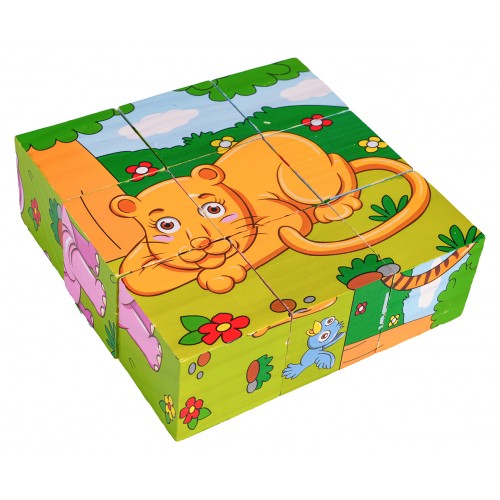 Wooden Blocks for the Youngest Safari Edition
