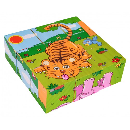 Wooden Blocks for the Youngest Safari Edition