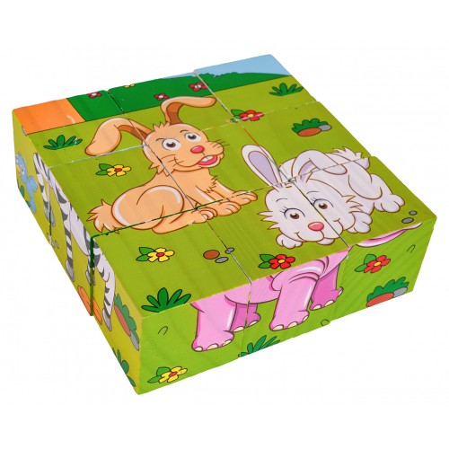 Wooden Blocks for the Youngest Safari Edition