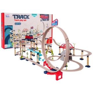 MEGA Train Track Set 146pcs + Accessories