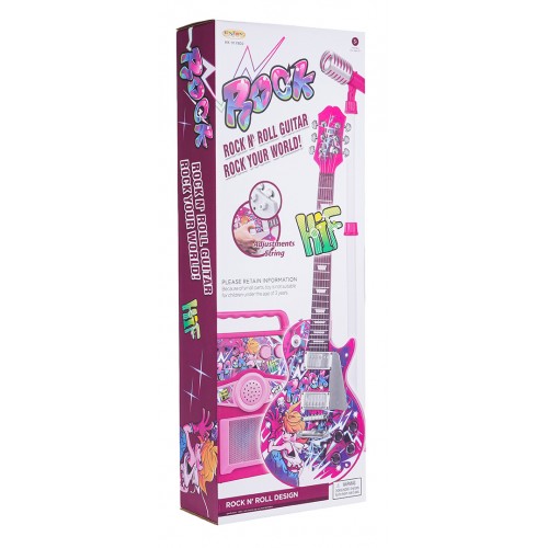 Guitar + Amplifier Set Pink