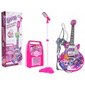 Guitar + Amplifier Set Pink