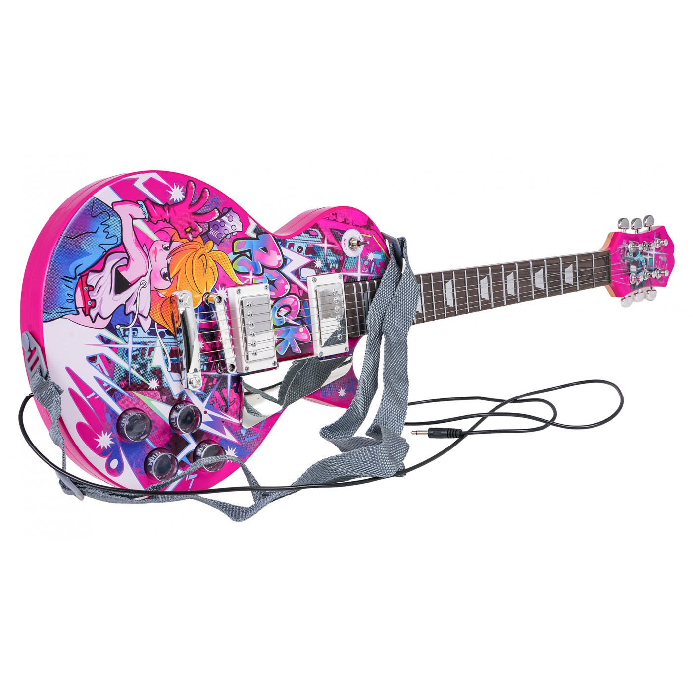Guitar + Amplifier Set Pink