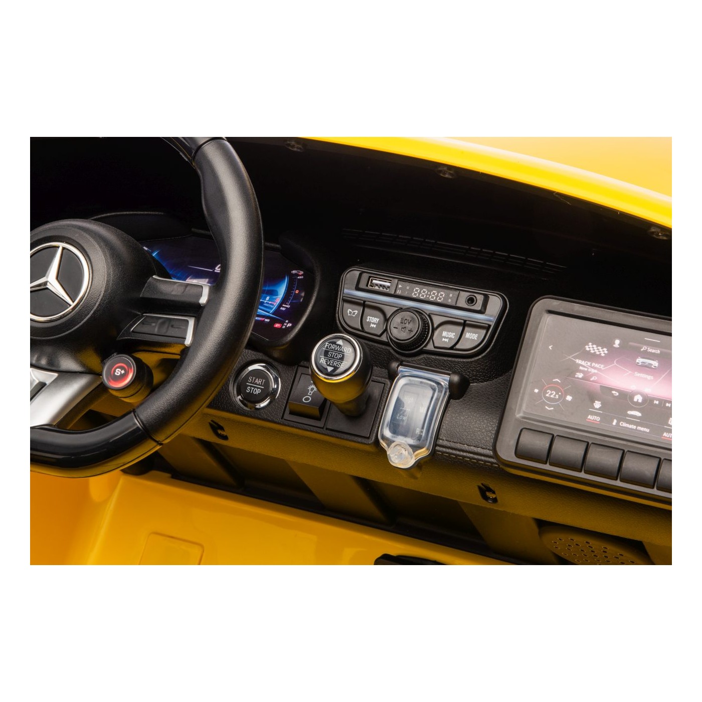 Vehicle Mercedes Benz GT63 AMG Yellow