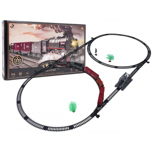 Retro Train with Lights, Sounds and Smoke Function 207cm