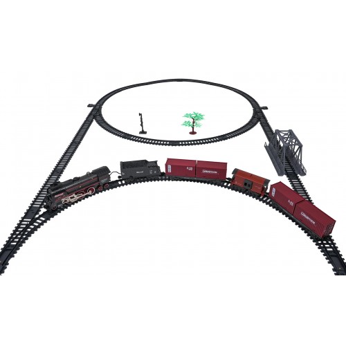 Retro Train with Lights, Sounds and Smoke Function 207cm