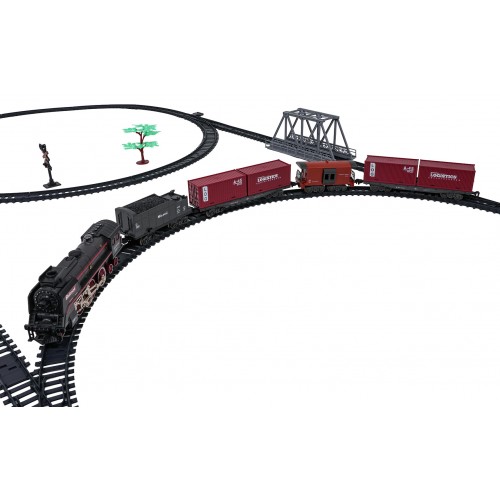 Retro Train with Lights, Sounds and Smoke Function 207cm