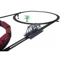 Retro Train with Lights, Sounds and Smoke Function 207cm