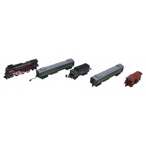 Retro Train with Lights, Sounds and Smoke Function 216cm