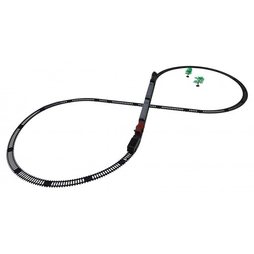 Retro Train with Lights, Sounds and Smoke Function 216cm