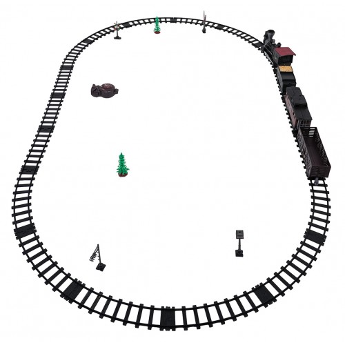 Transport Retro Train with Light, Sound and Smoke Function 172cm