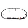 Transport Retro Train with Light, Sound and Smoke Function 172cm