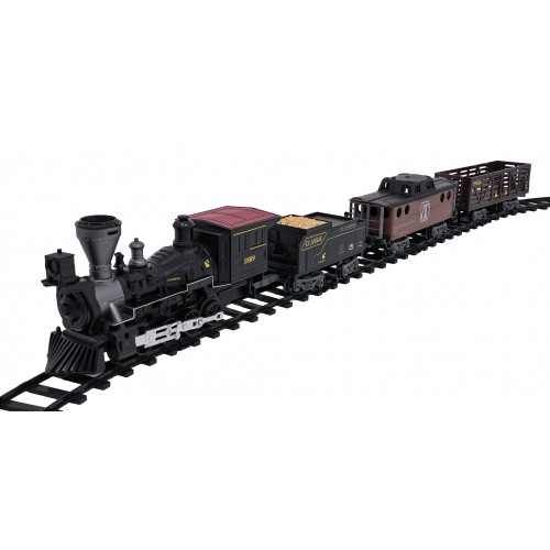 Transport Retro Train with Light, Sound and Smoke Function 172cm