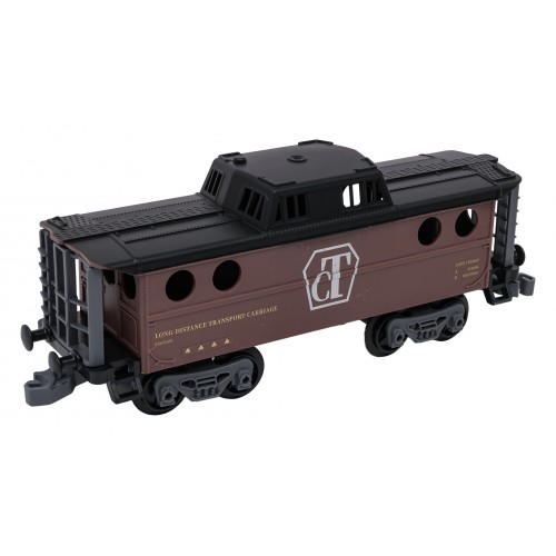 Transport Retro Train with Light, Sound and Smoke Function 172cm