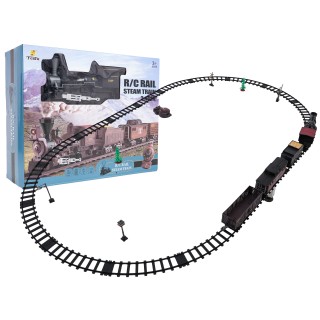 Transport Retro Train with Light, Sound and Smoke Function 172cm