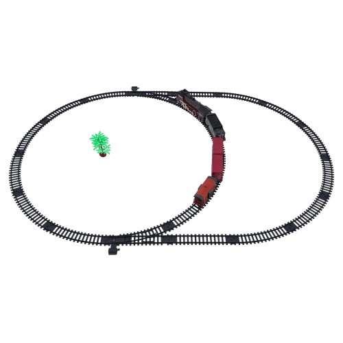 Retro Train with Lights, Sounds and Smoke Function 138cm