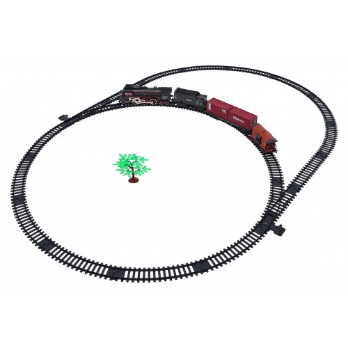 Retro Train with Lights, Sounds and Smoke Function 138cm