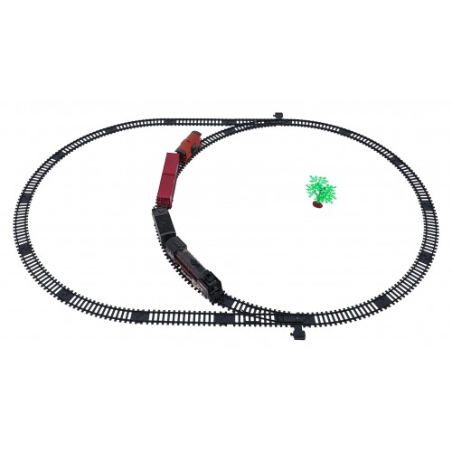 Retro Train with Lights, Sounds and Smoke Function 138cm