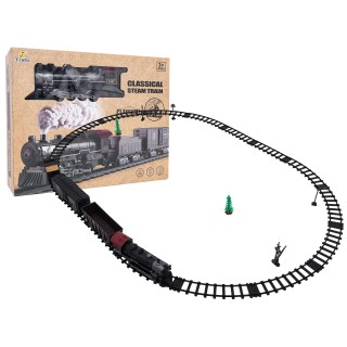 Retro Train with Lights, Sounds and Smoke Function 172cm