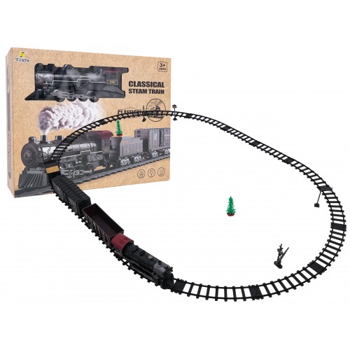 Retro Train with Lights, Sounds and Smoke Function 172cm