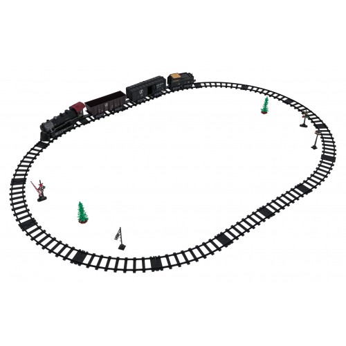 Retro Train with Lights, Sounds and Smoke Function 172cm