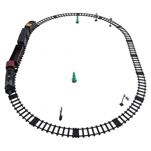Retro Train with Lights, Sounds and Smoke Function 172cm