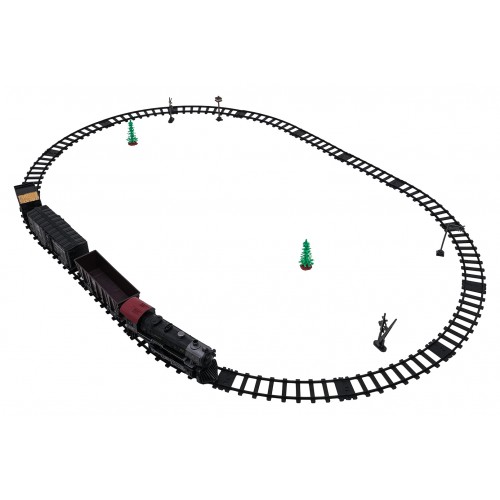Retro Train with Lights, Sounds and Smoke Function 172cm