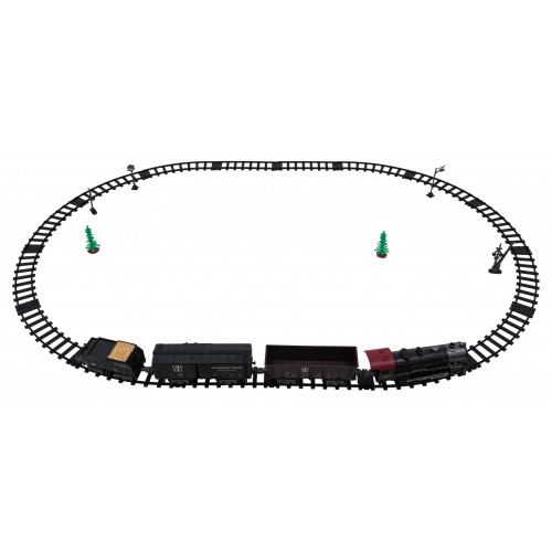 Retro Train with Lights, Sounds and Smoke Function 172cm