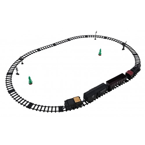 Retro Train with Lights, Sounds and Smoke Function 172cm