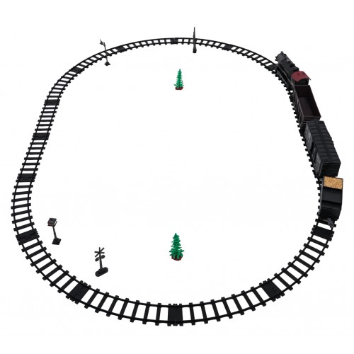 Retro Train with Lights, Sounds and Smoke Function 172cm