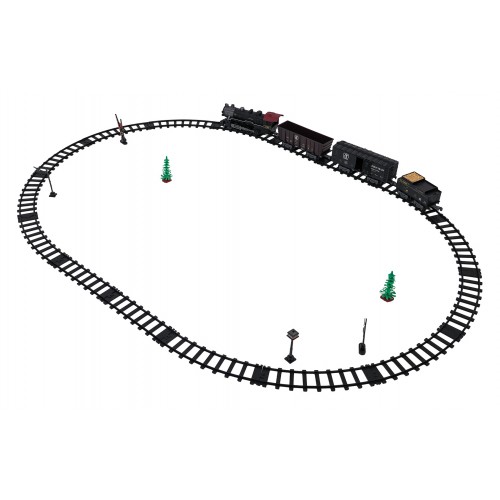 Retro Train with Lights, Sounds and Smoke Function 172cm