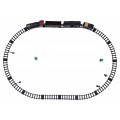 Retro Train with Lights, Sounds and Smoke Function 172cm
