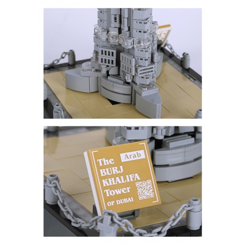 Burj Khalifa Building Series Set 555pcs.